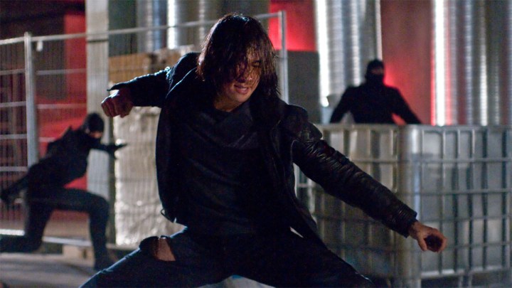 Ninja Assassin'de yağmur.