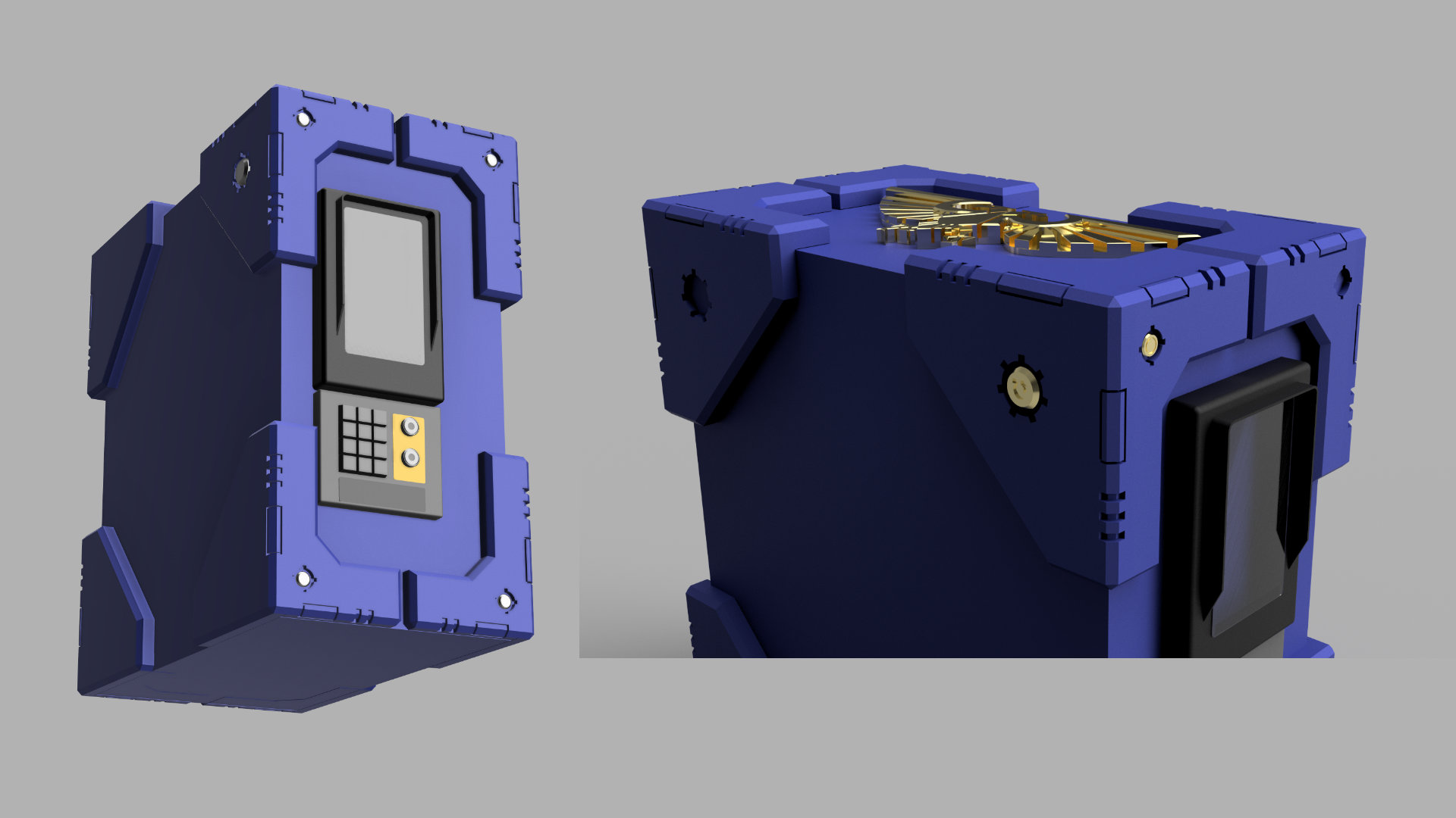Thermaltake-Warhammer-oyun-PC-görüntüleri Thermaltake Warhammer 40k oyun bilgisayarı yapısının 3 boyutlu tasarım görüntüleri