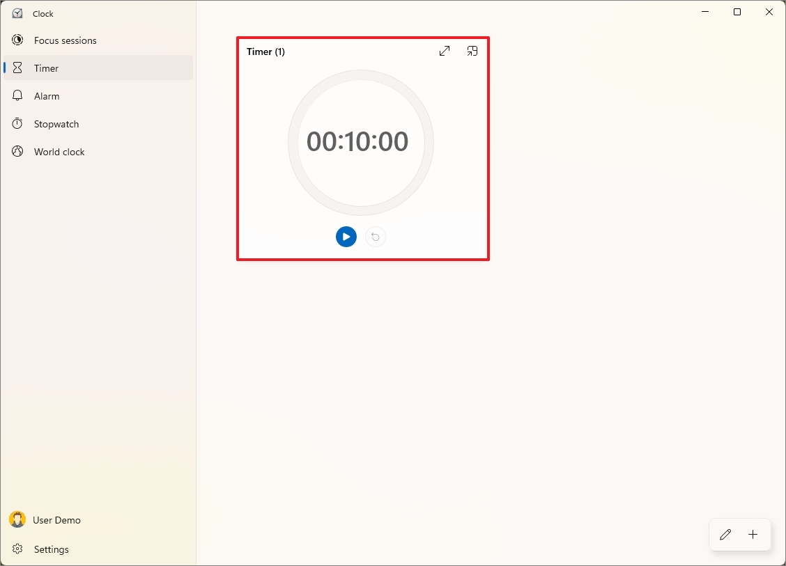 Windows 11'de zamanlayıcıyı aç