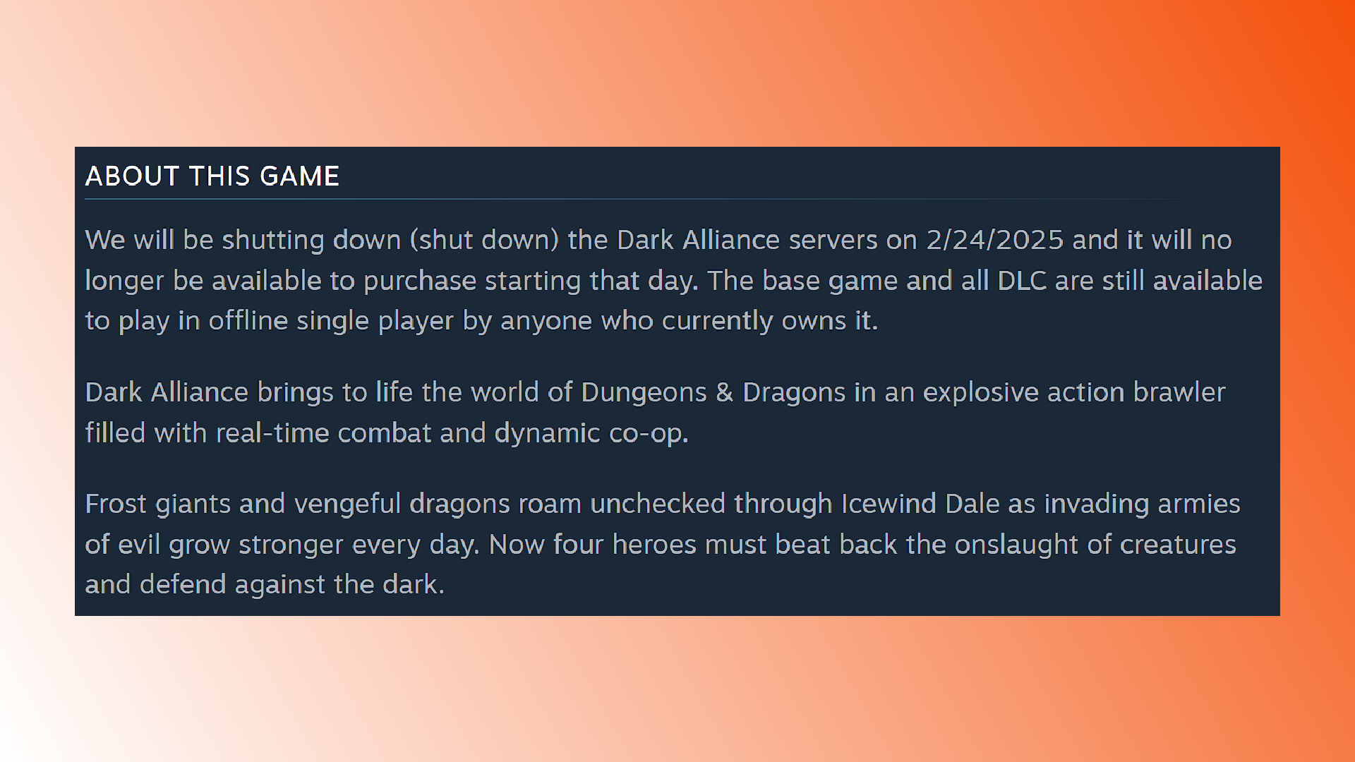 Dungeons and Dragons Dark Alliance listeden çıkıyor