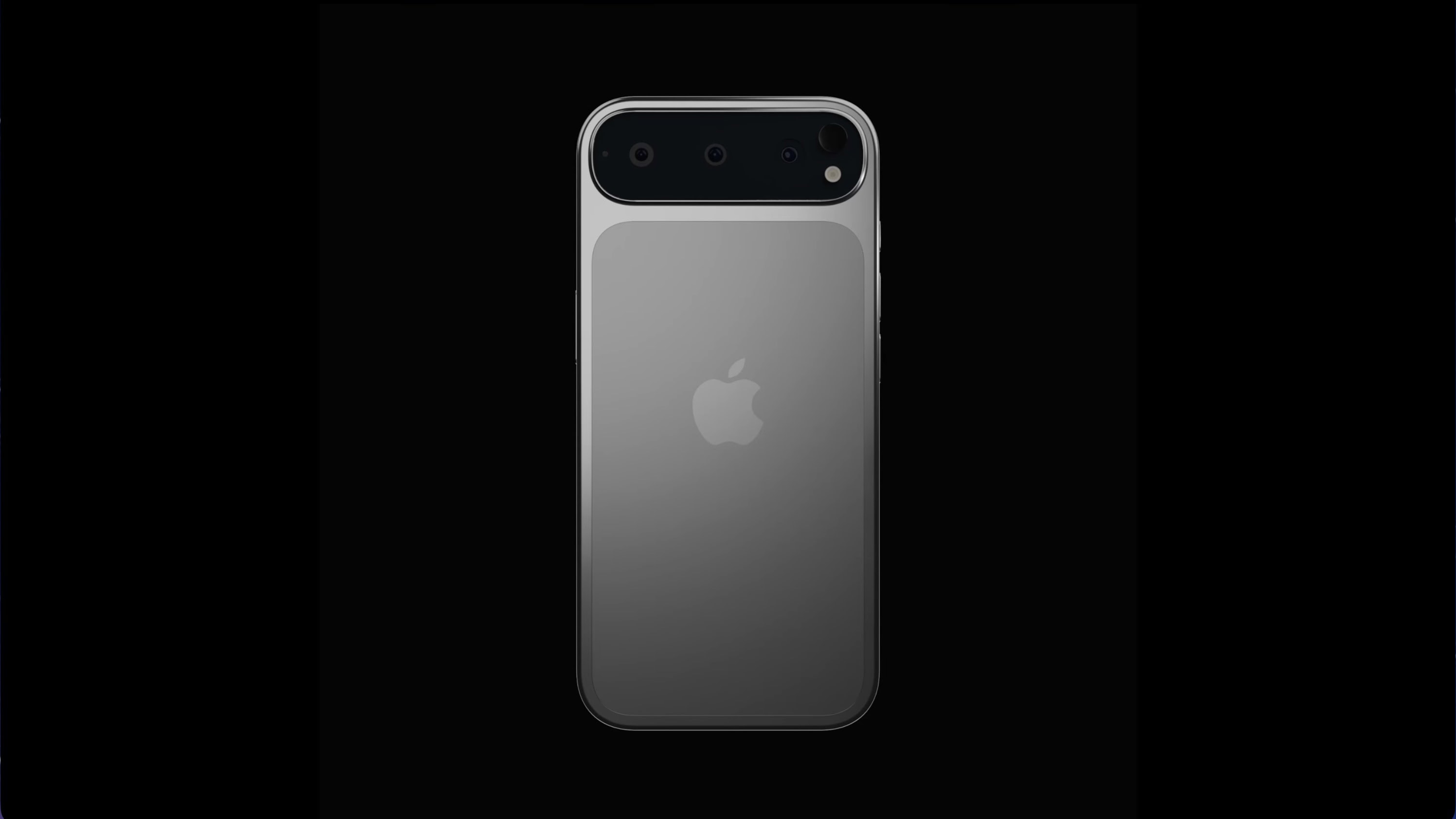 iPhone 17 Pro Max'in arka panelinin sızdırılmış görüntüsü.