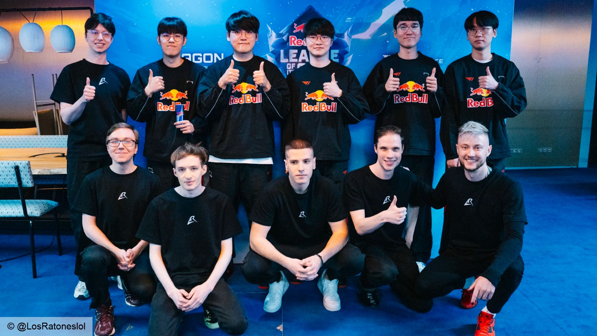 efsaneler ligi-lol-los-ratones-esports T1 ve Los Ratones'un 2024'te Red Bull League of It's Own'dan bir görüntüsü