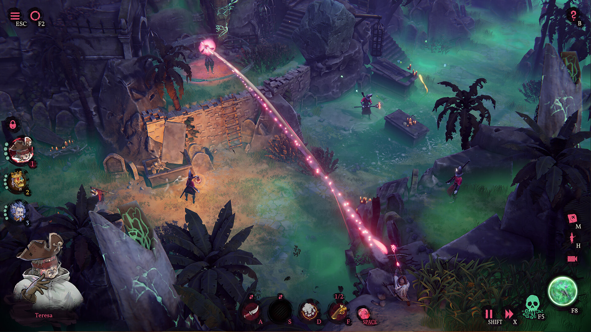 Shadow Gambit The Cursed Crew - Gizlilik odaklı strateji oyununun oynanışı.