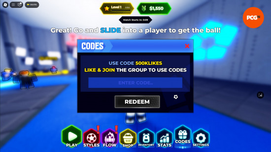 Blue Lock Rivals kodları nasıl kullanılır: Redemption UI