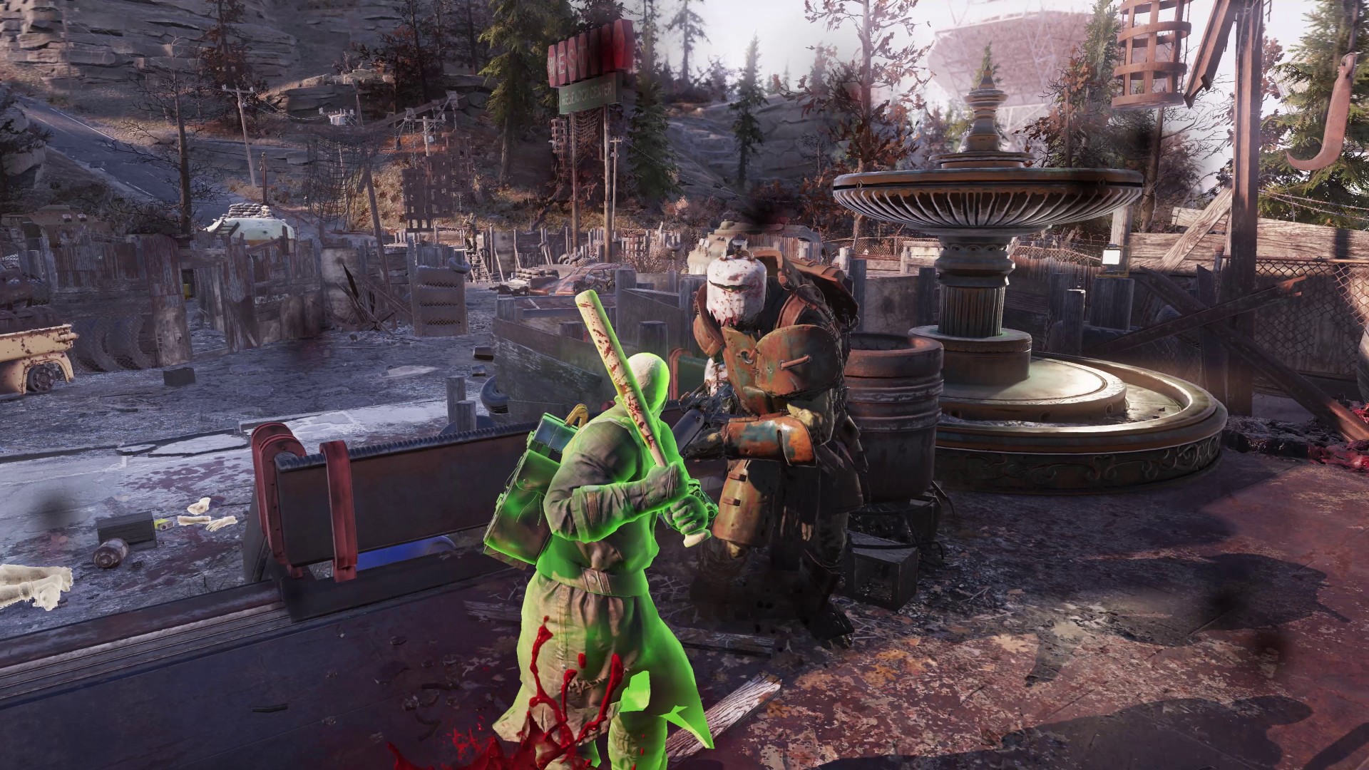 Fallout 76'da Bir Ghoul