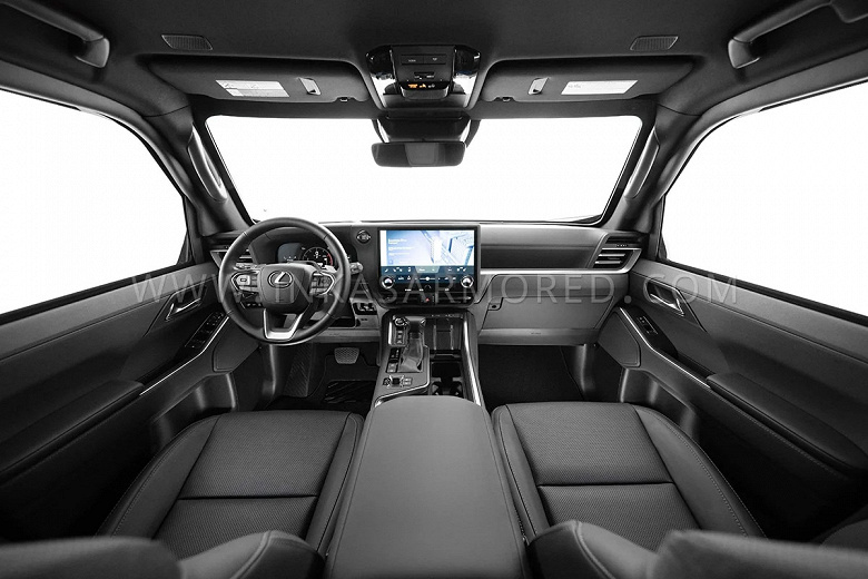 En yeni Lexus GX550 zırhlı bir araca dönüştürüldü, iki el bombasına dayanabiliyor