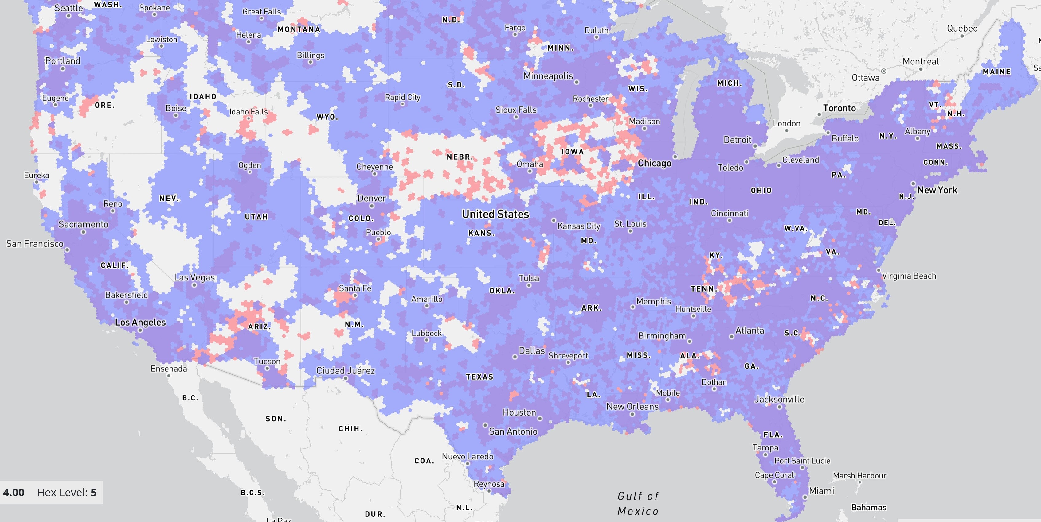 at&t ve verizon 5g kapsama haritası