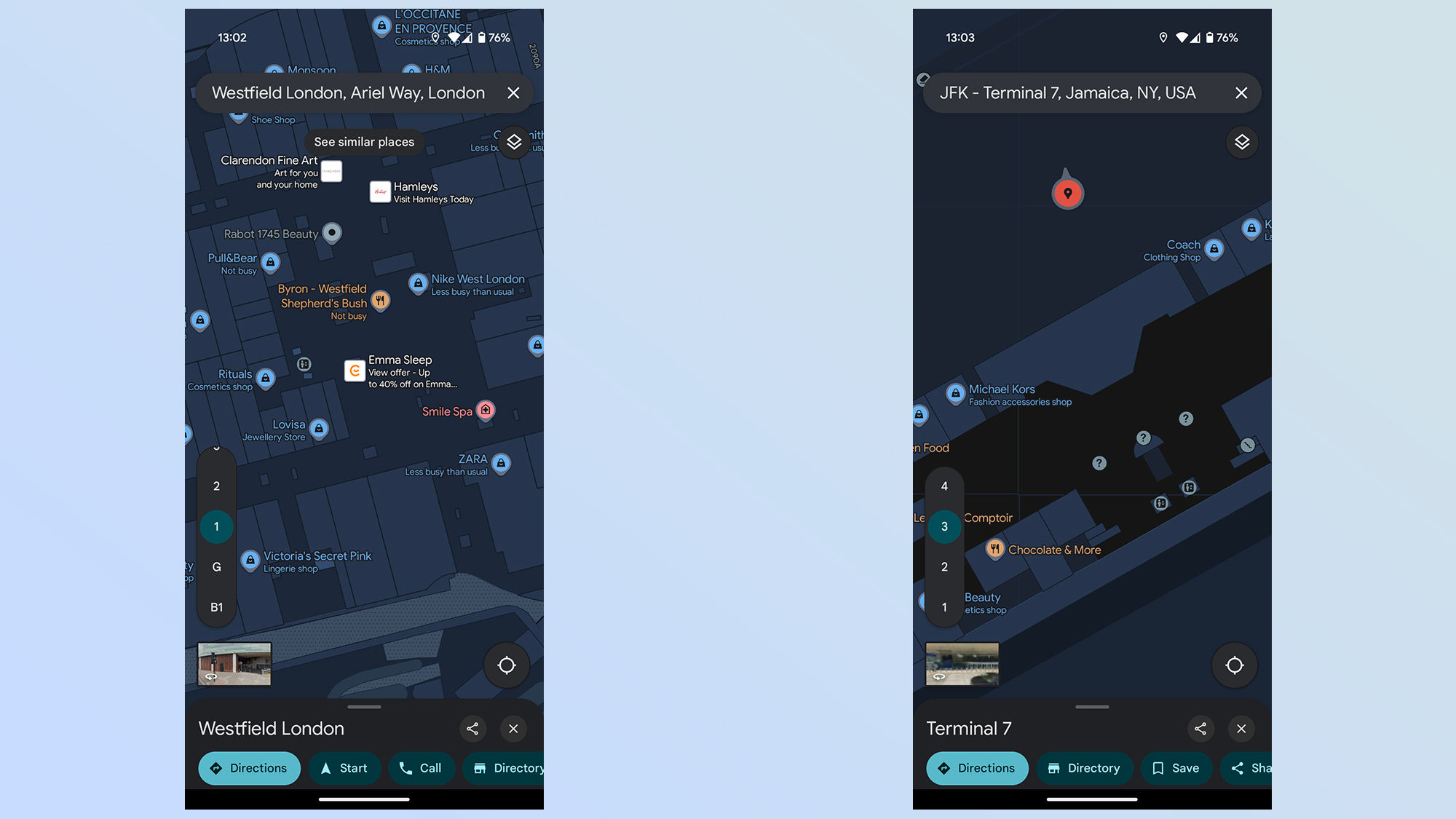 google haritalar tatil özellikleri