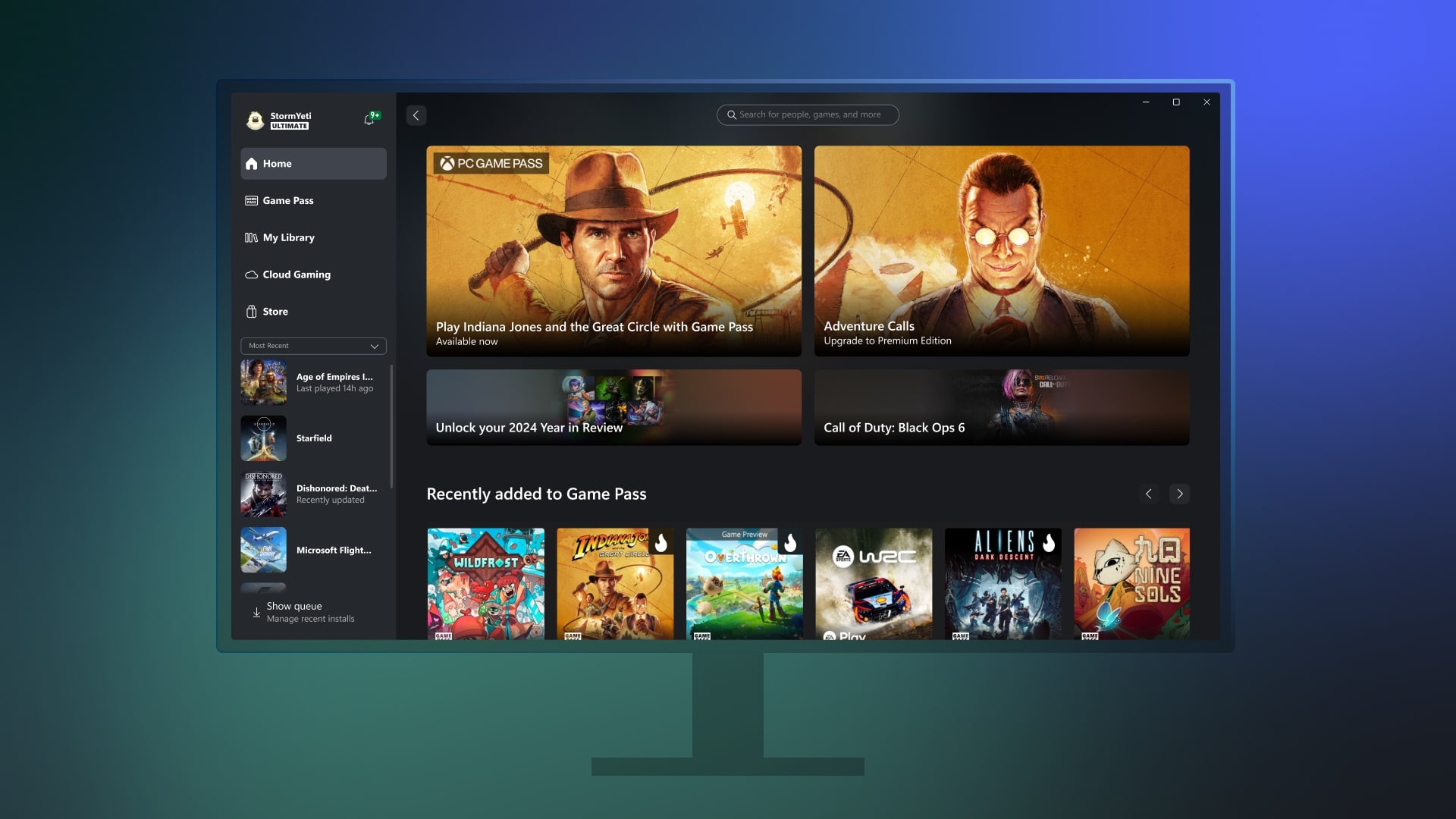 Windows için Xbox uygulaması