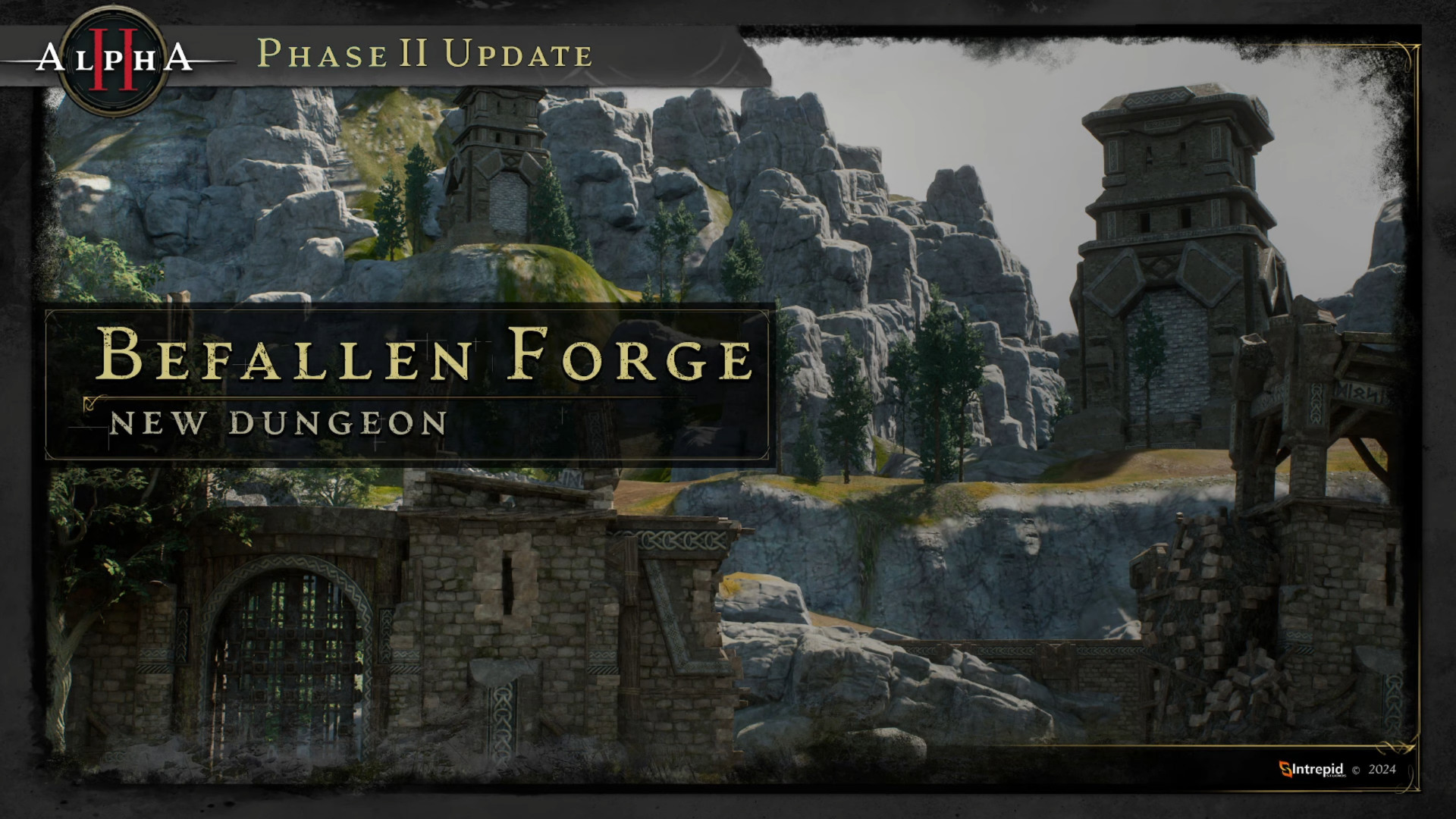 Ashes of Creation Alpha Two - Befallen Forge'daki yeni zindan.