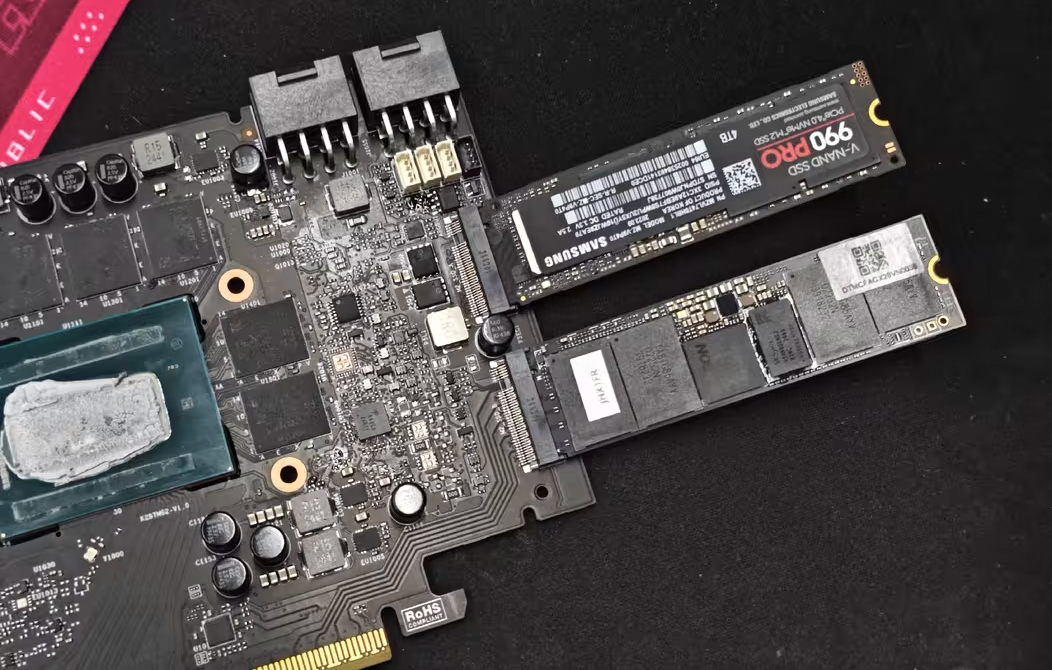 İki M.2 yuvalı Maxsun iCraft Arc B580 grafik kartı