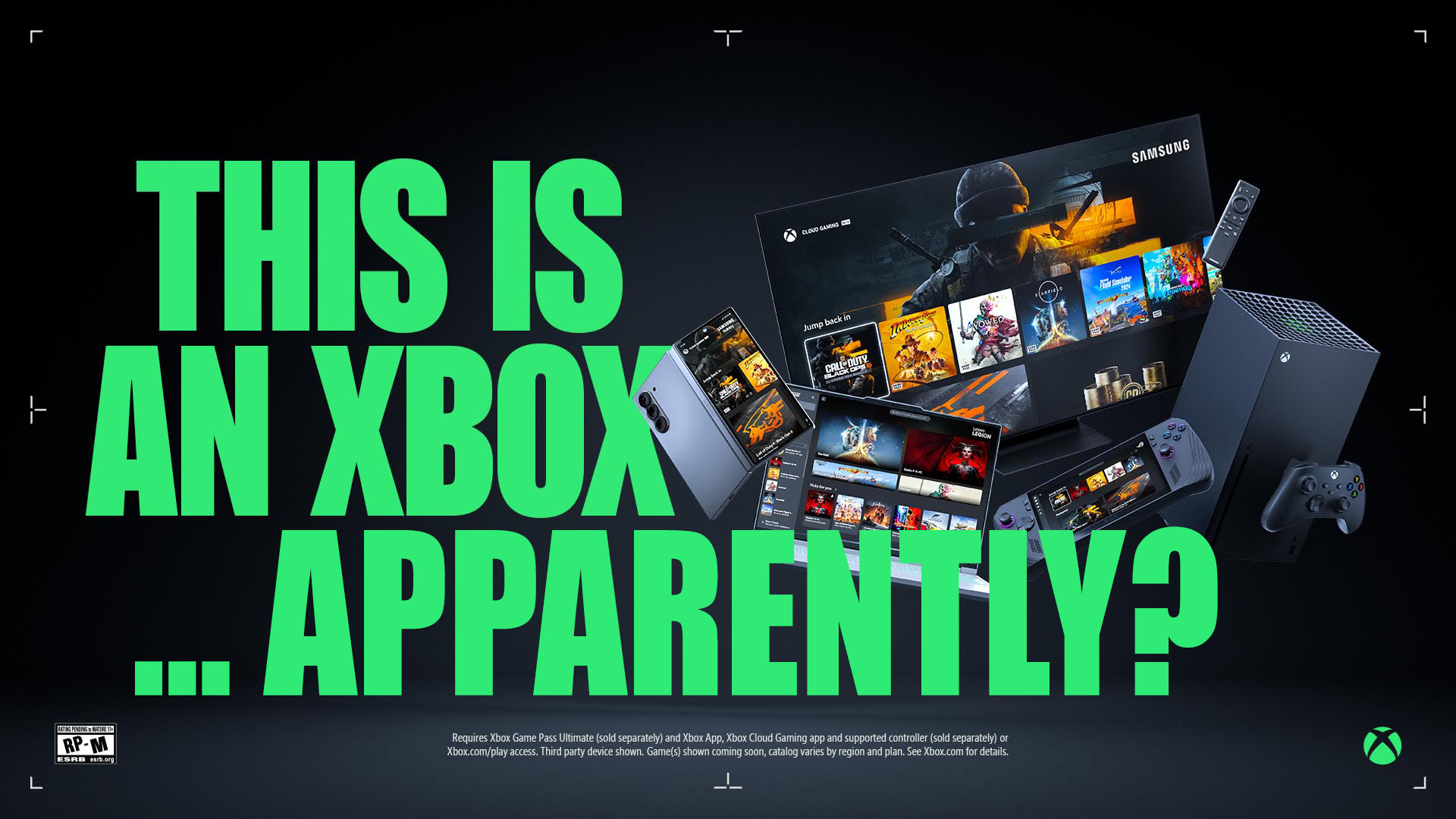 Microsoft's "Bu bir xbox" İle reklam kampanyası "görünüşe göre" Parodiye bağlı.