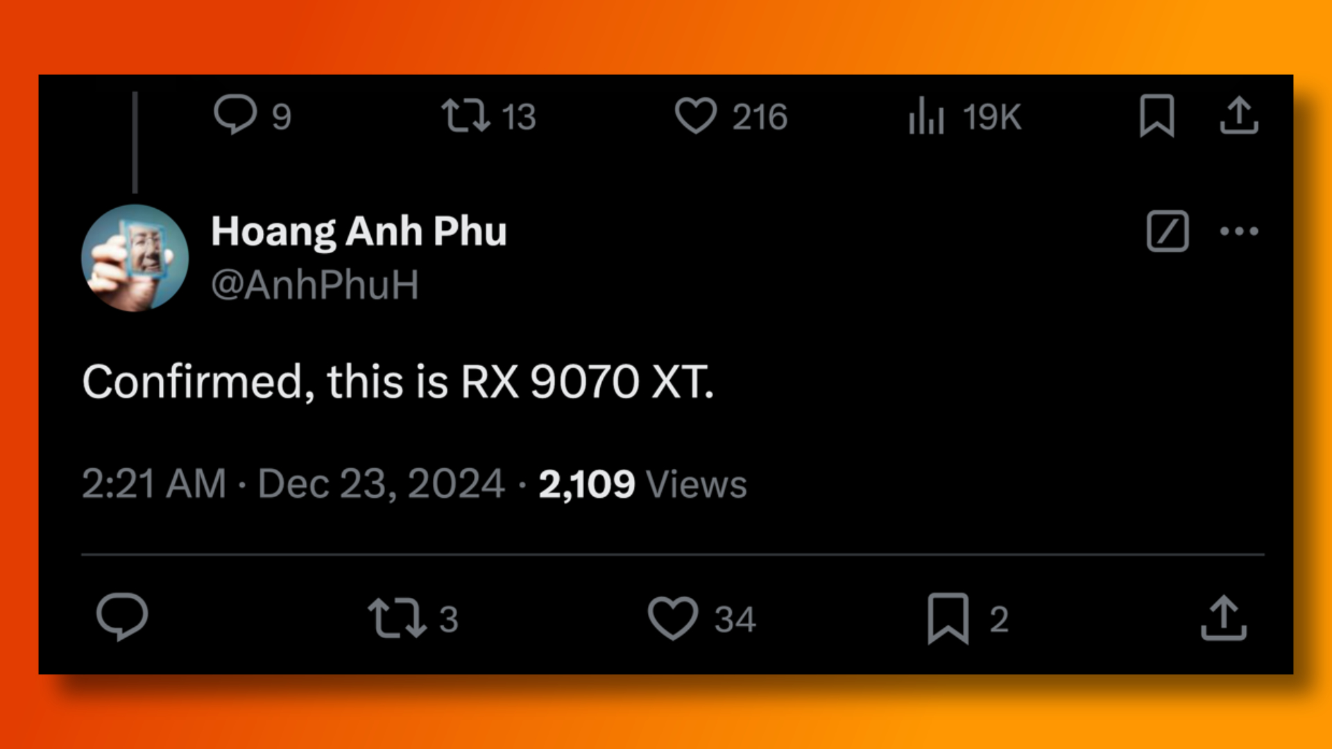 radeon-rx-9070-xt-reklam-onaylandı-x AMD Radeon RX 9070 XT görselinin bir AMD reklamında paylaşıldığını doğrulayan X tweet'i