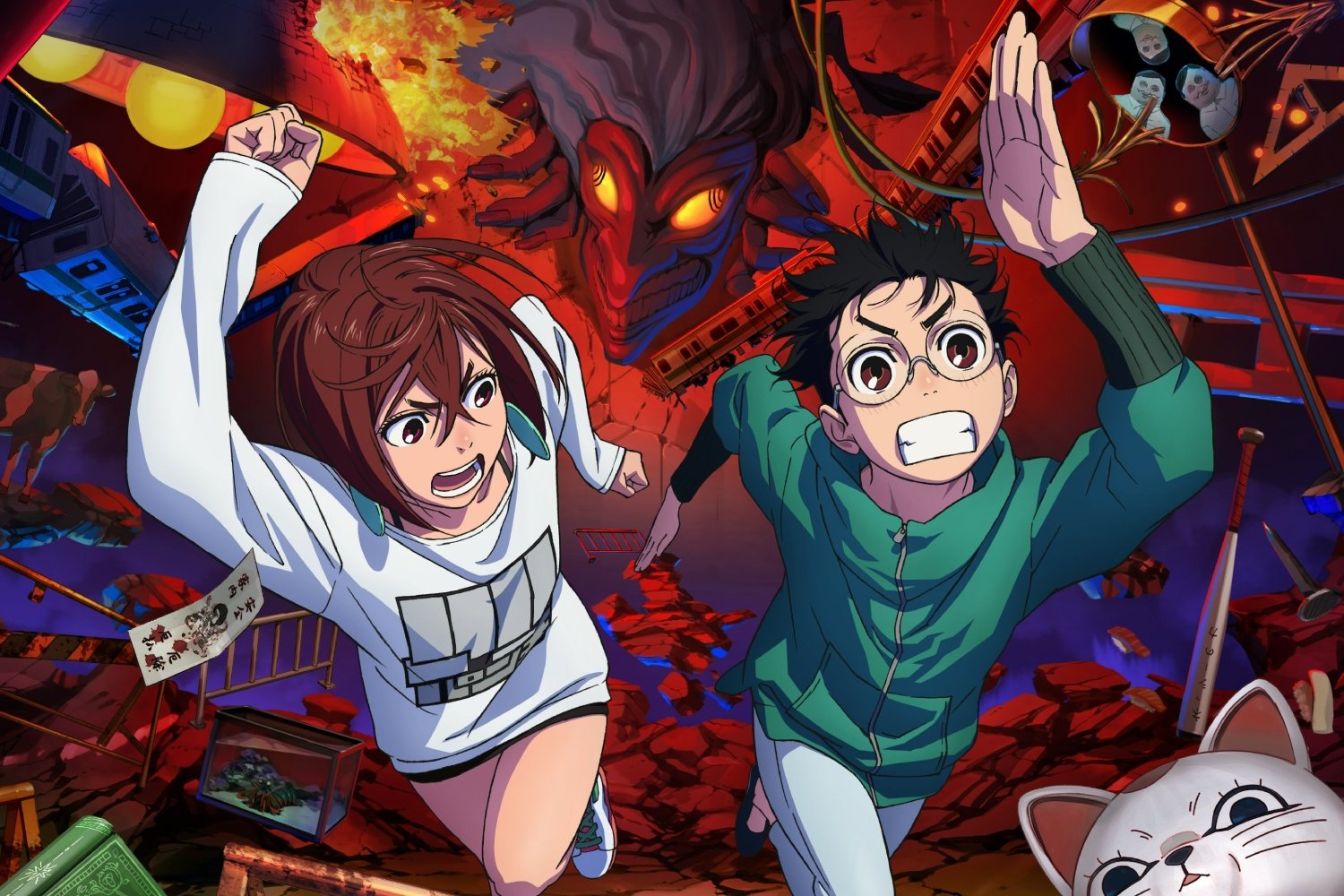 Dandadan Momo Ayase Okarun Ken Takamura Netflix Bilim Saru