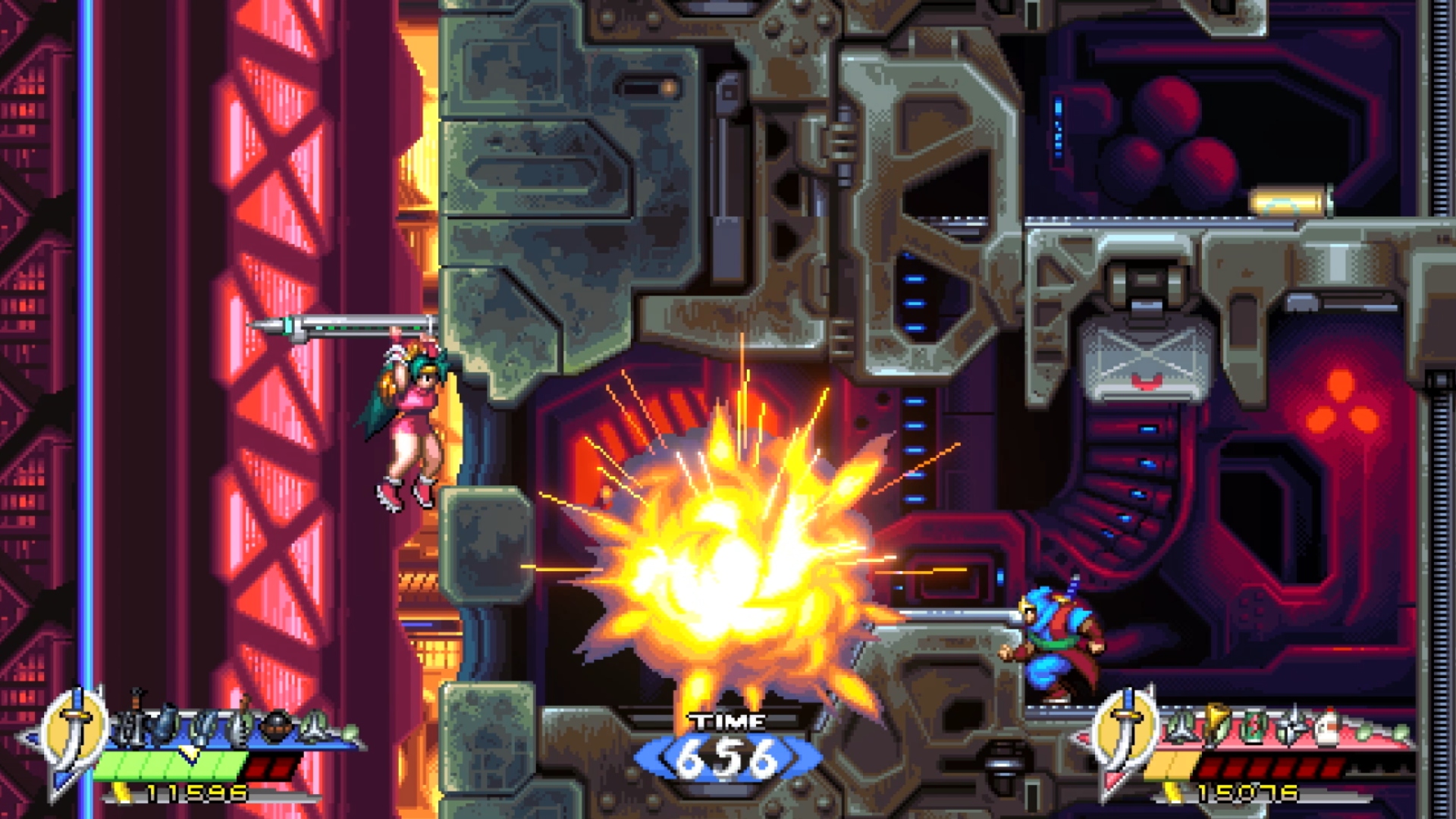 ninjanın gölgesi-yeniden doğmuş-steam-roguelike-oyun-en iyi-yeniden yapımlar-2024-3 Shadow of the Ninja Reborn Steam rogulike oyunu: Shadow of the Ninja'nın yeniden yapımından bir savaş