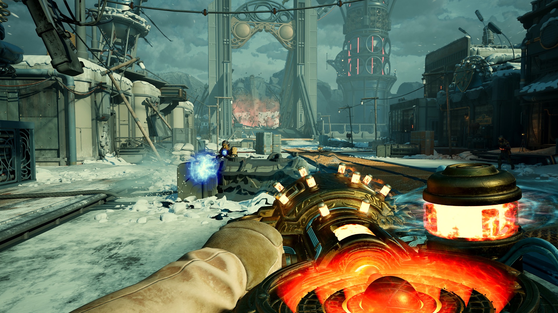 The Outer Worlds 2'deki savaşın birinci şahıs bakış açısı