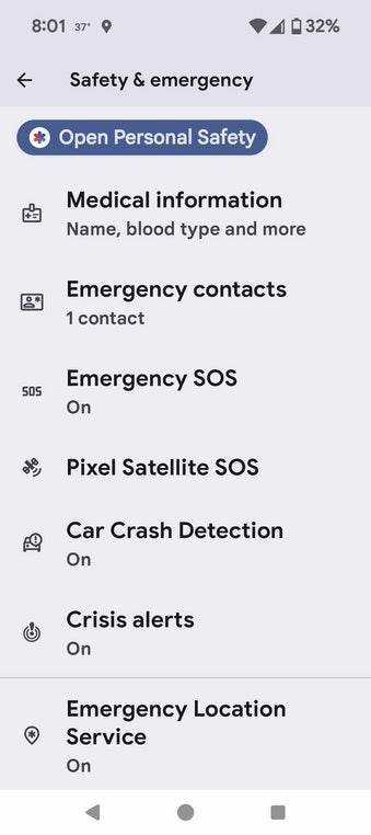 Pixel 9 Pro XL'de bulunan bu sayfa, Google'ın Pixel Satellite SOS özelliğine gönderme yapıyor ve Starlink ile hiçbir ilgisi yok. | Resim kredisi-MichBlueEagle - Samsung ve iPhone kullanıcıları, T-Mobile'ın Starlink'inin beta sürümünü başlatmaya yaklaştığına dair işaretler görüyor