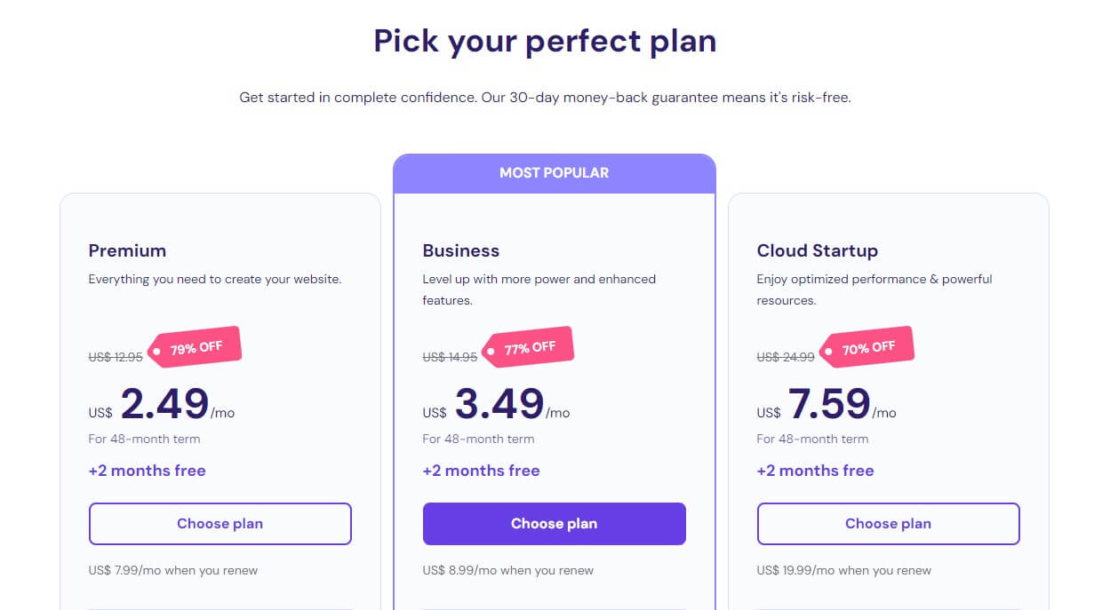 Hostinger Aralık ayı Fiyatı