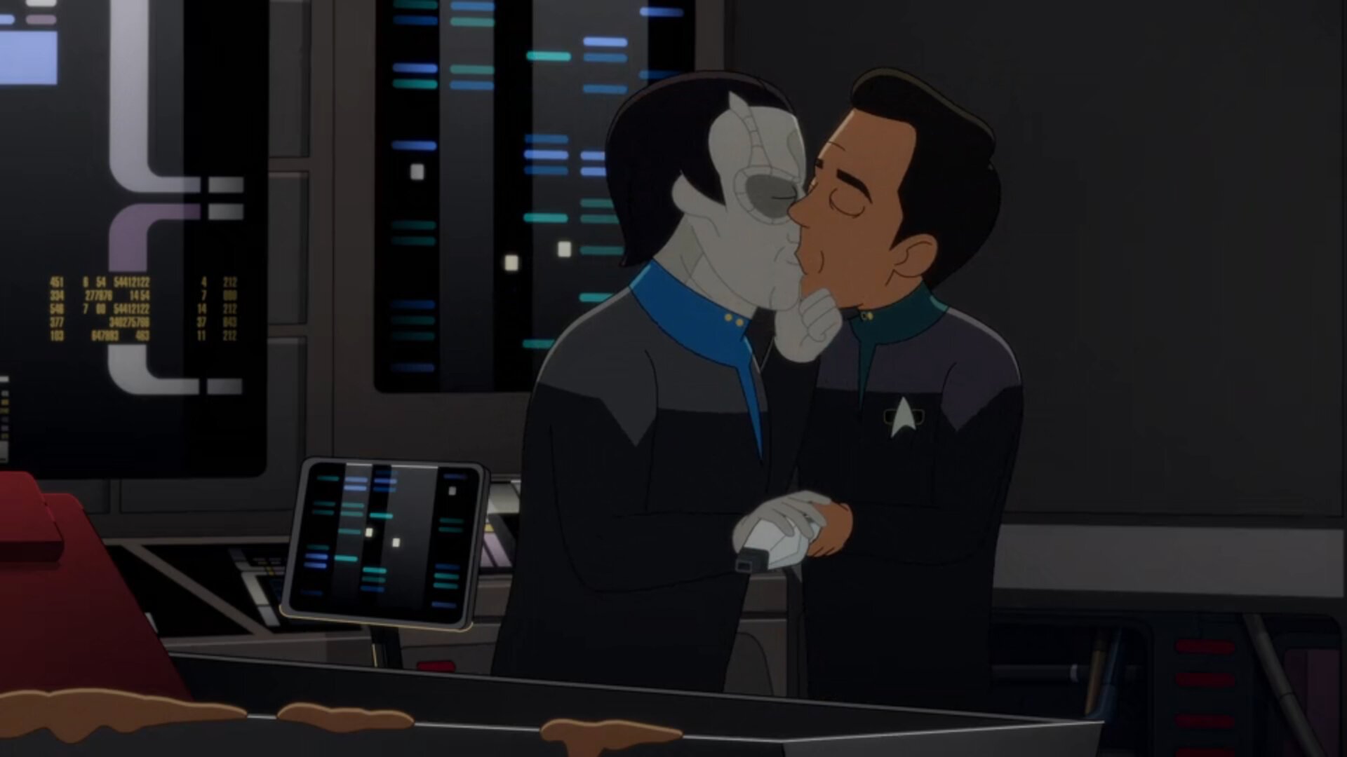 Star Trek Alt Güverte Garak Beşir Öpücüğü