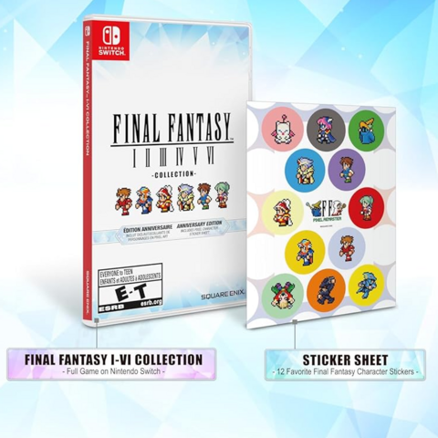 Final Fantasy Pixel Remaster Yıldönümü Koleksiyonu Amazon’da Büyük İndirim Aldı