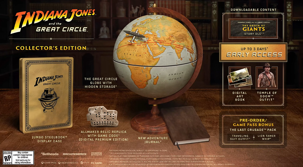 Indiana Jones ve The Great Circle Collector’s Edition Amazon’da Ön Siparişe Çıktı