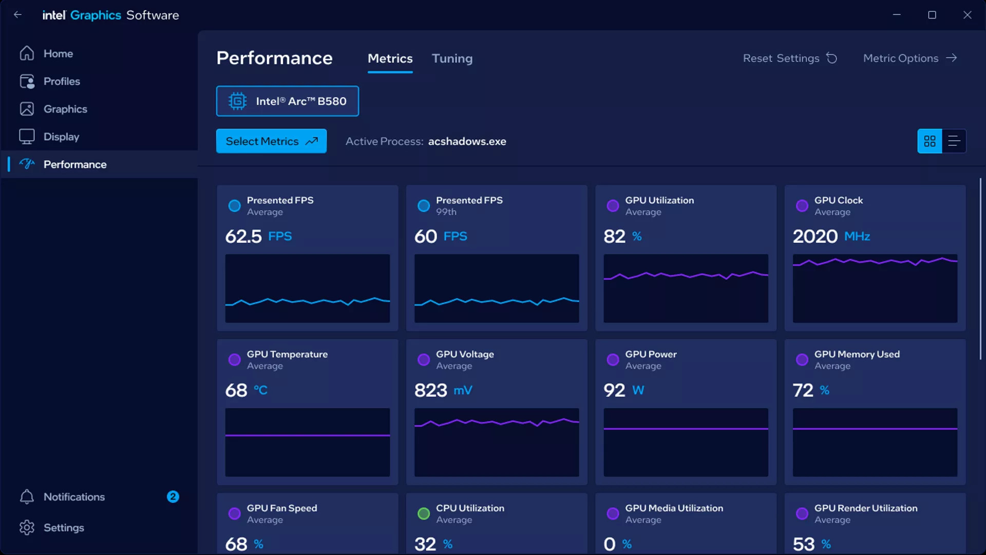 Intel'in yeni Grafik Yazılımı uygulaması