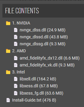 Nexus Modları XeSS SDK'ları