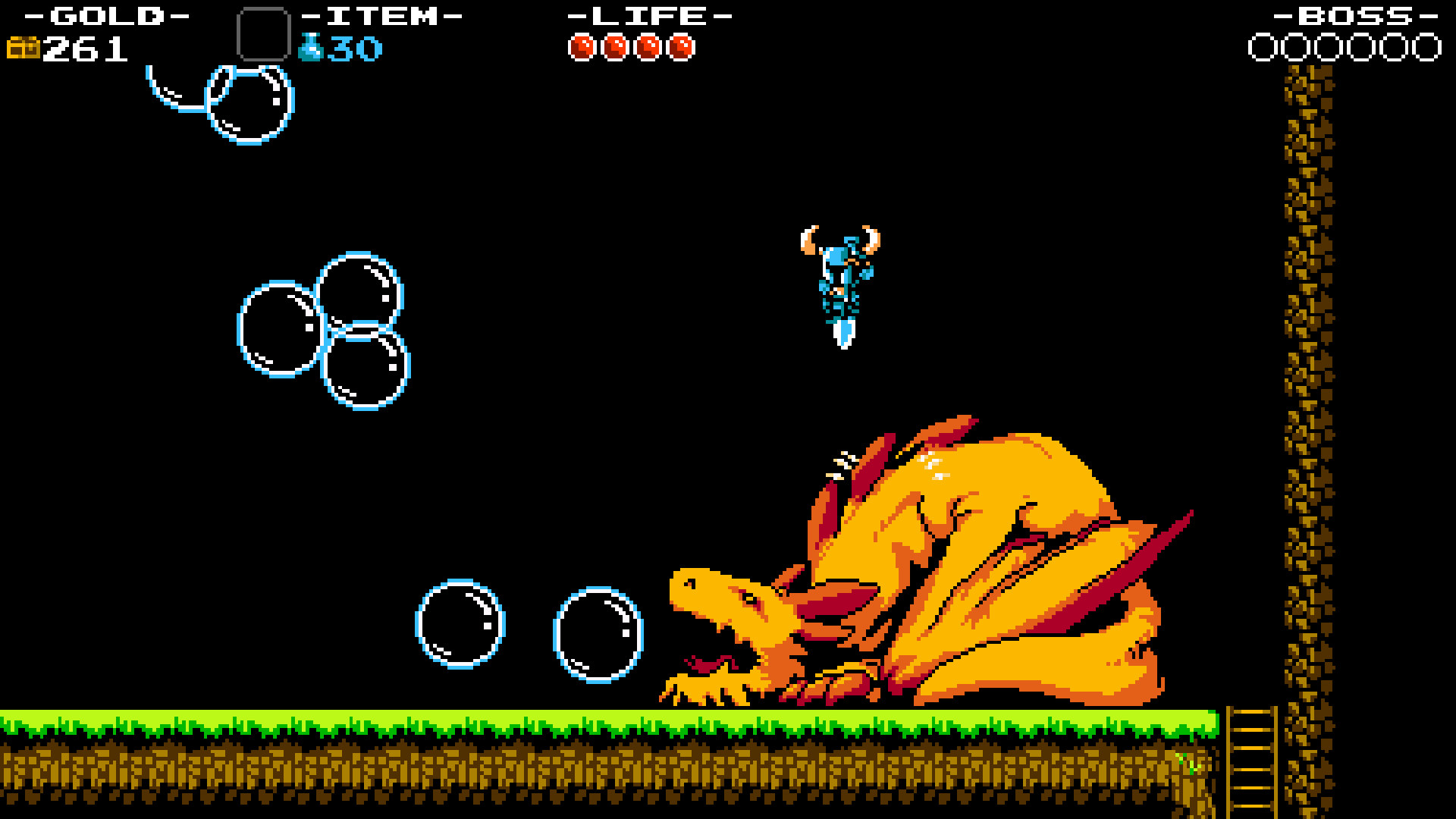 Shovel Knight oyun içi ekran görüntüsü