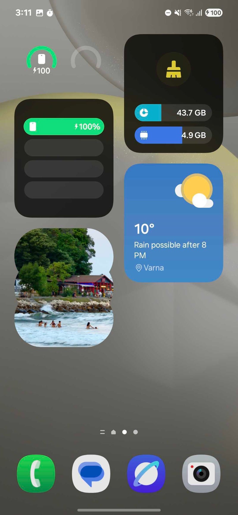 Bir UI 7 widget'ı