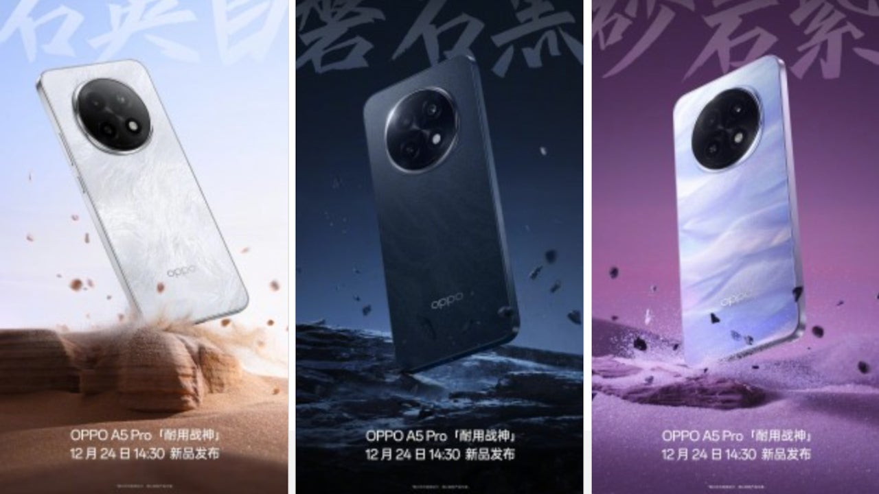 Oppo A5 Pro renk seçenekleri