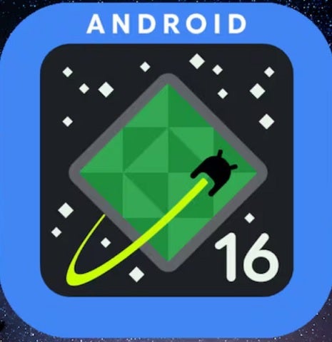 Android 16 logosu.