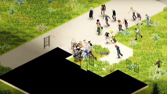 Project Zomboid Steam hayatta kalma oyunu: Zombi oyunu Project Zomboid'de bir ölümsüz sürüsü