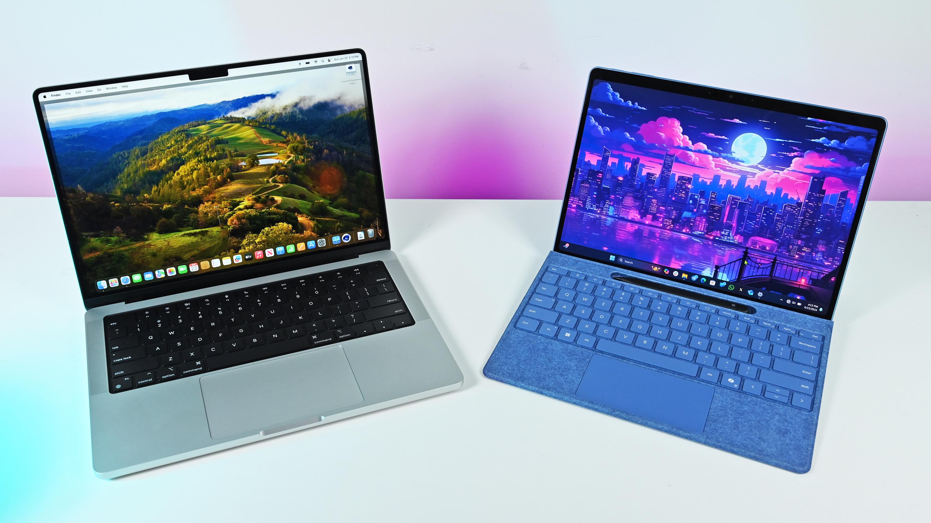 Surface Pro 11 ve MacBook Pro 14 karşılaştırması