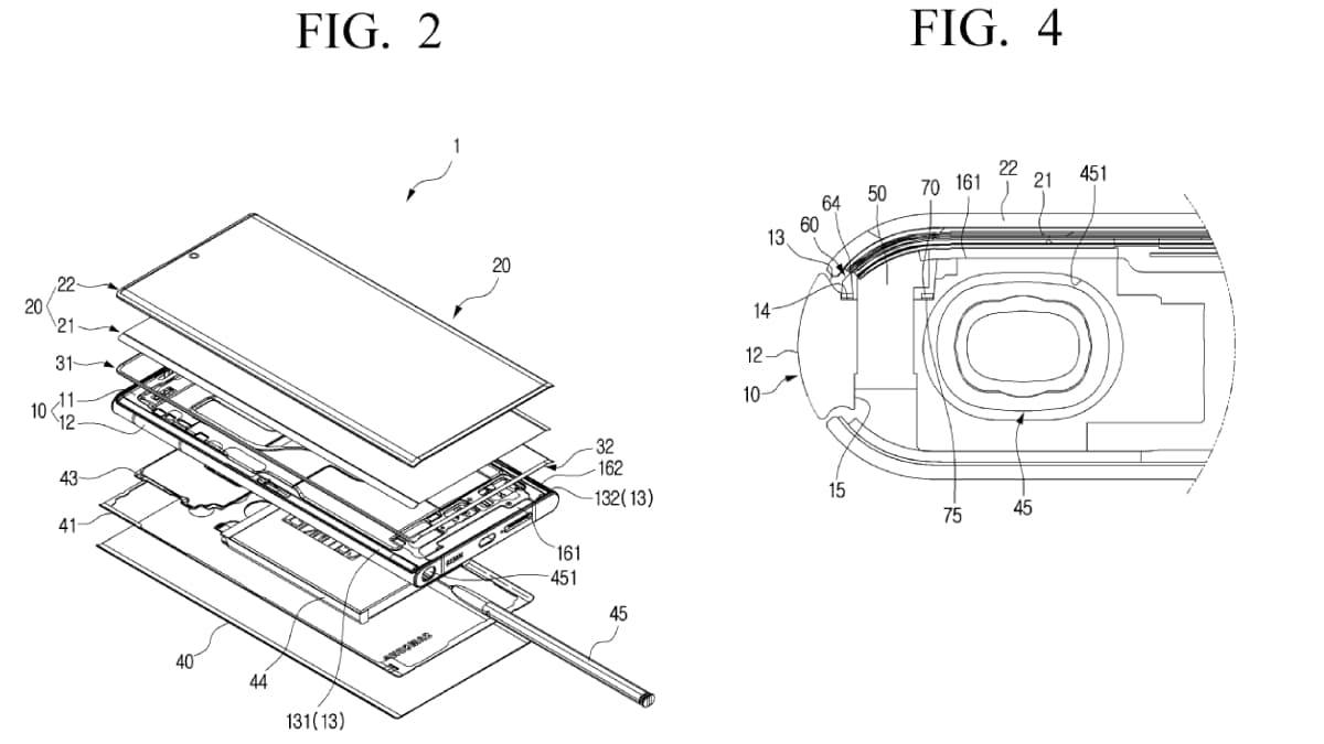 samsung kavisli ekran patenti uspto 1 satır içi samsung patenti