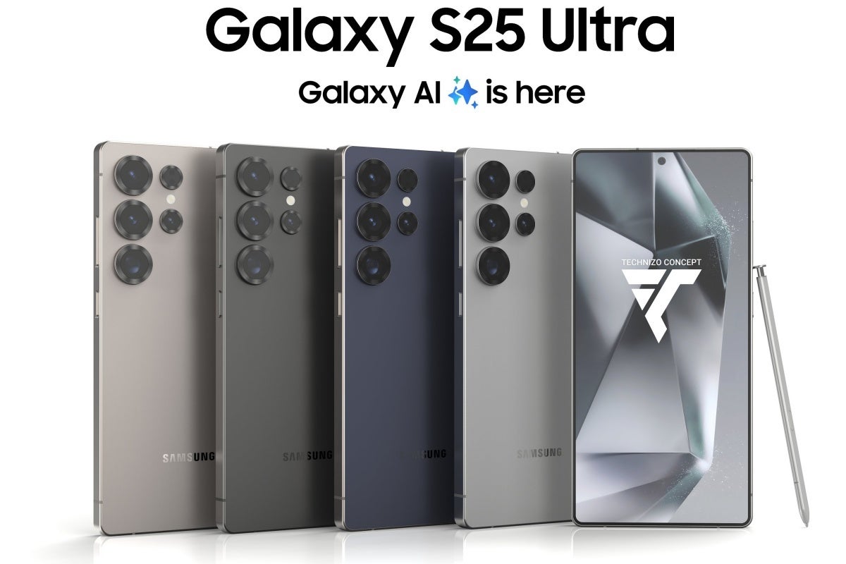 S25 Ultra'nın fiyatının S24 Ultra'dan biraz daha yüksek olması muhtemel. | Image Credit -- Technizo Concept - Samsung'un Galaxy S25 serisinin fiyatları, Galaxy S24 ailesinden 'biraz' artabilir