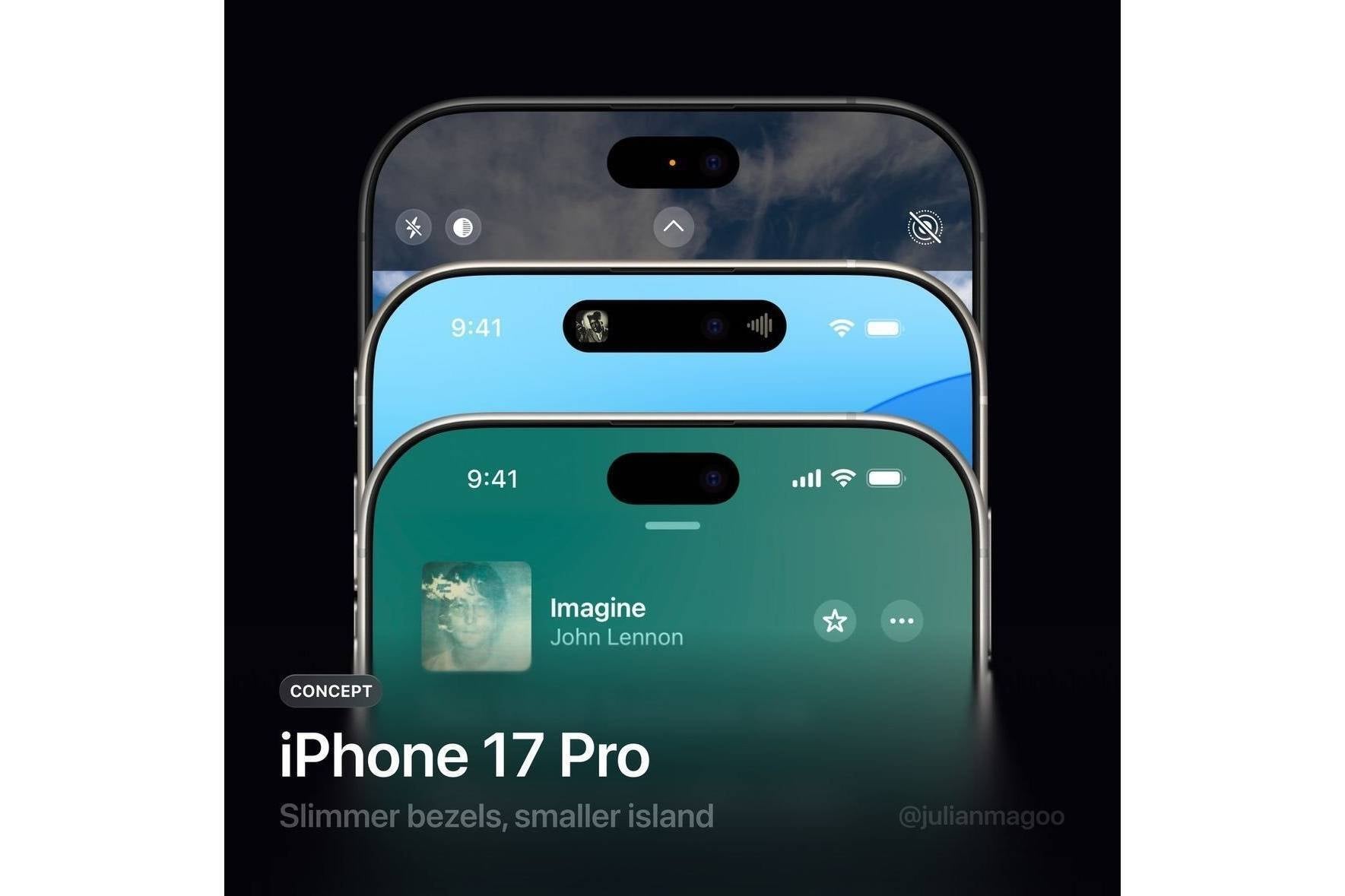 iPhone 17 Pro tasarımı Dinamik Ada