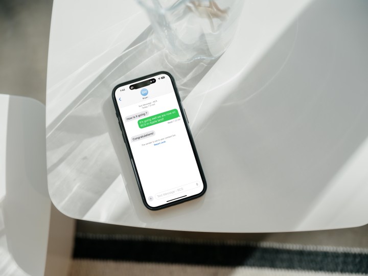 iOS 18'de RCS mesajlaşma.