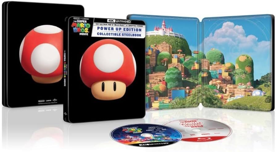 Super Mario Bros. Filmi orijinal 2023 Steelbook baskısı