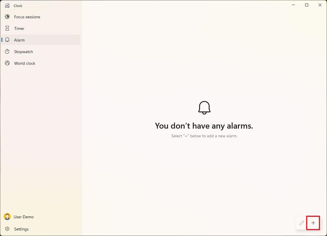 Alarm oluştur