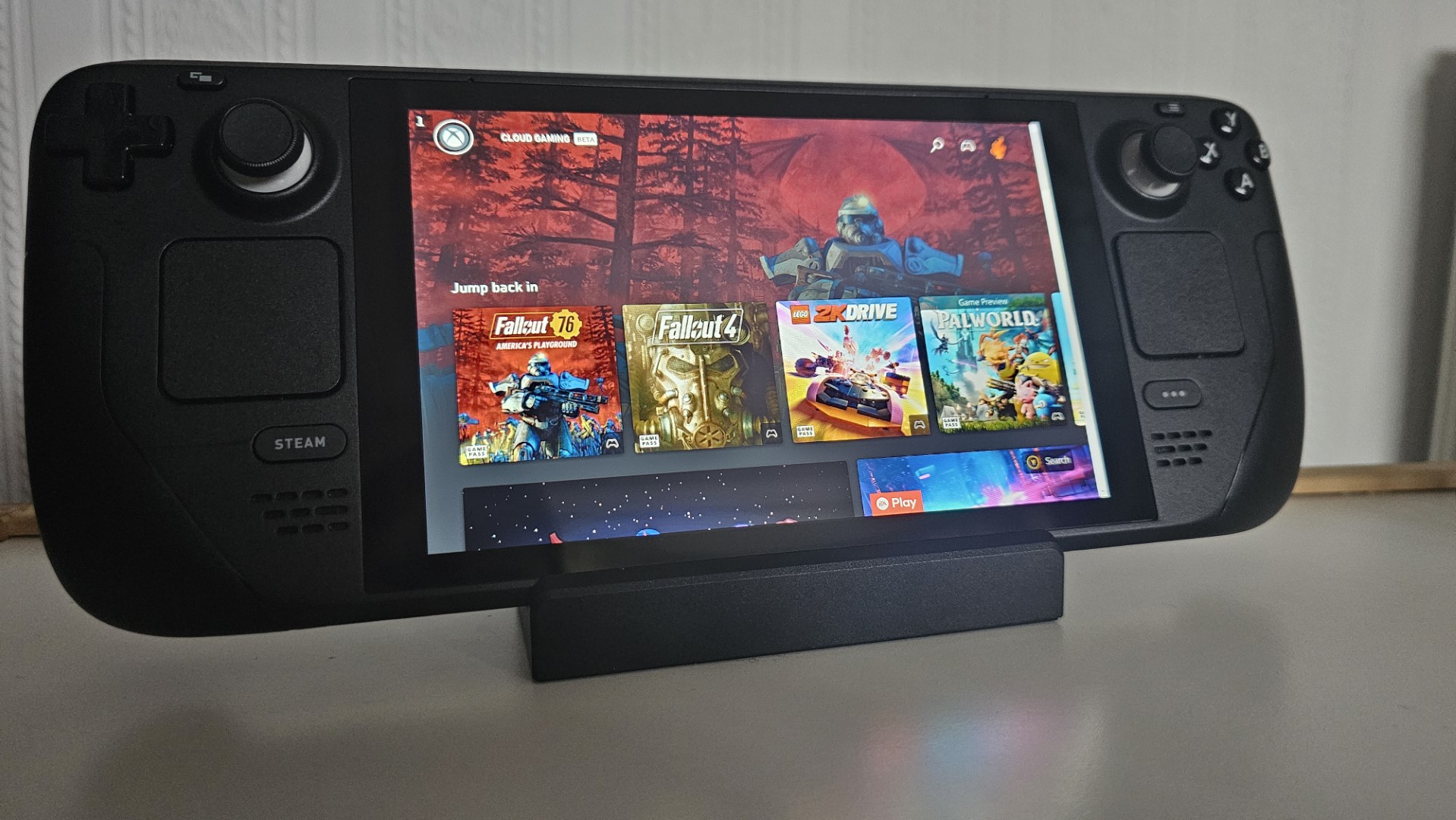 Buhar güvertesinde Xbox Cloud Gaming