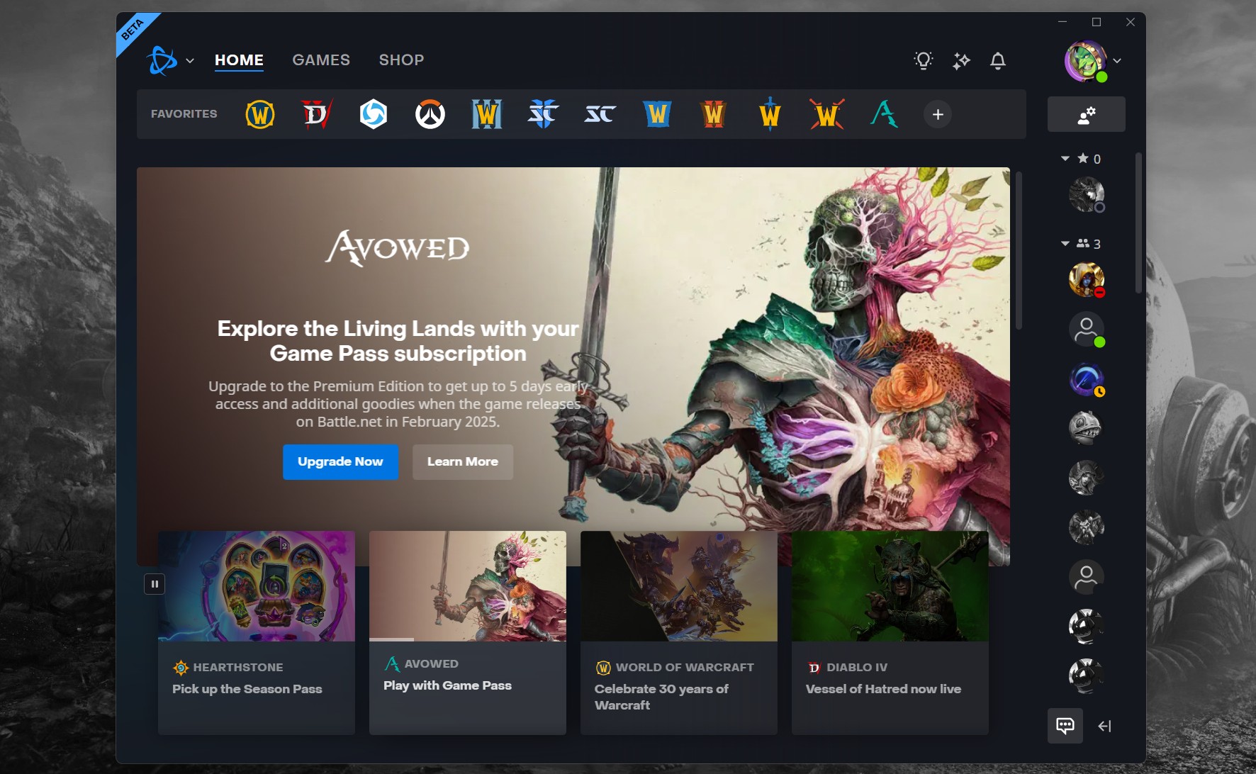 Battle.net'te Xbox oyunları var
