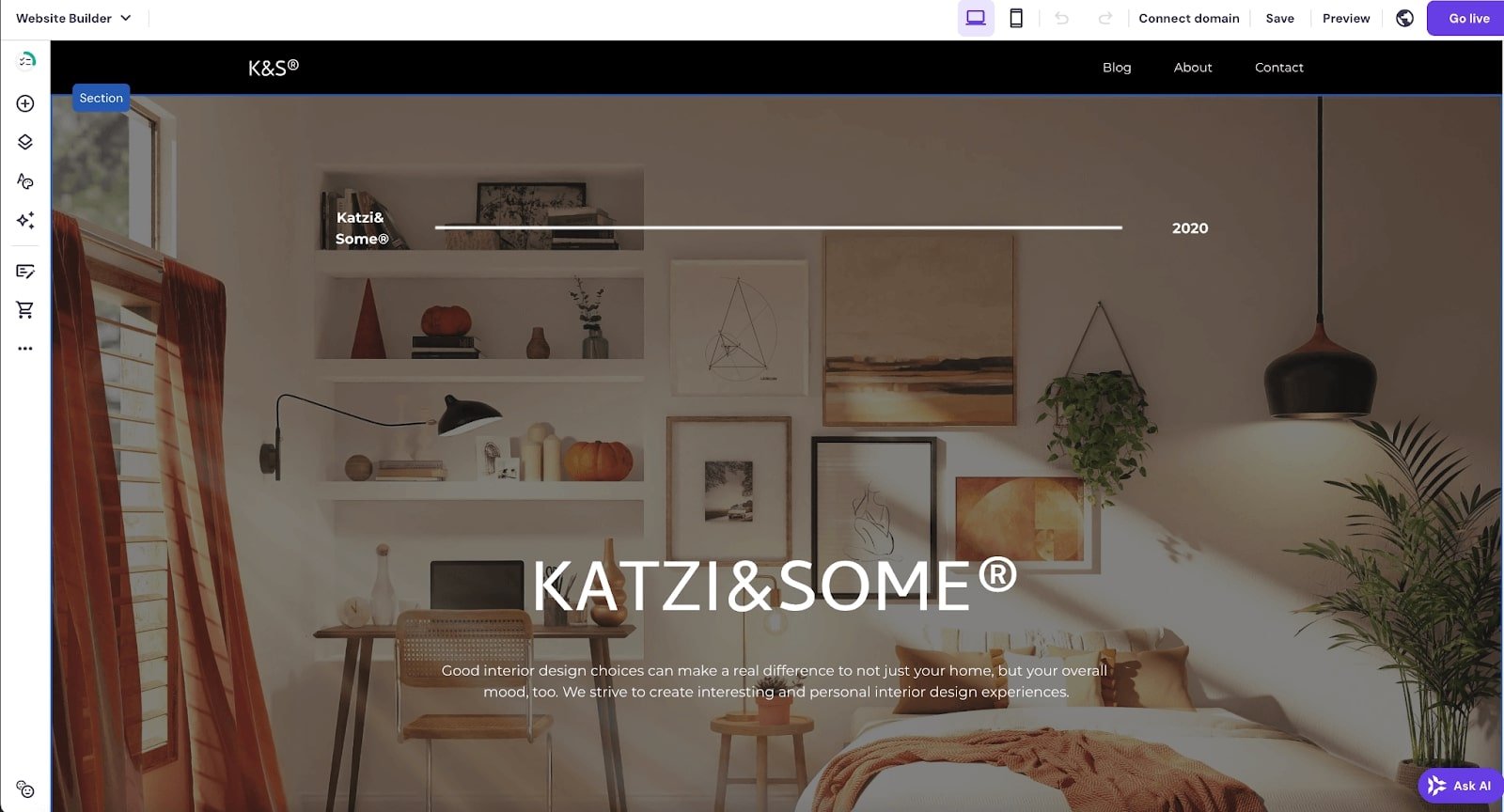 Hostinger Web Sitesi Oluşturucu Düzenleyicisi