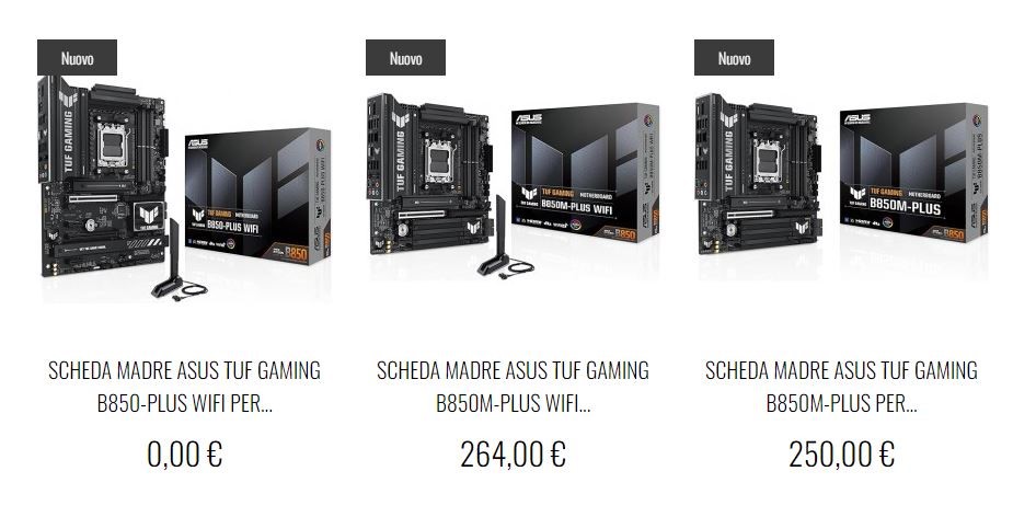 ASUS TUF Gaming B850 Anakart Listesi