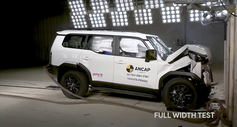 Toyota Land Cruiser Prado 250, ANCAP çarpışma testlerinde kaza yaptı - SUV maksimum koruma sağlıyor