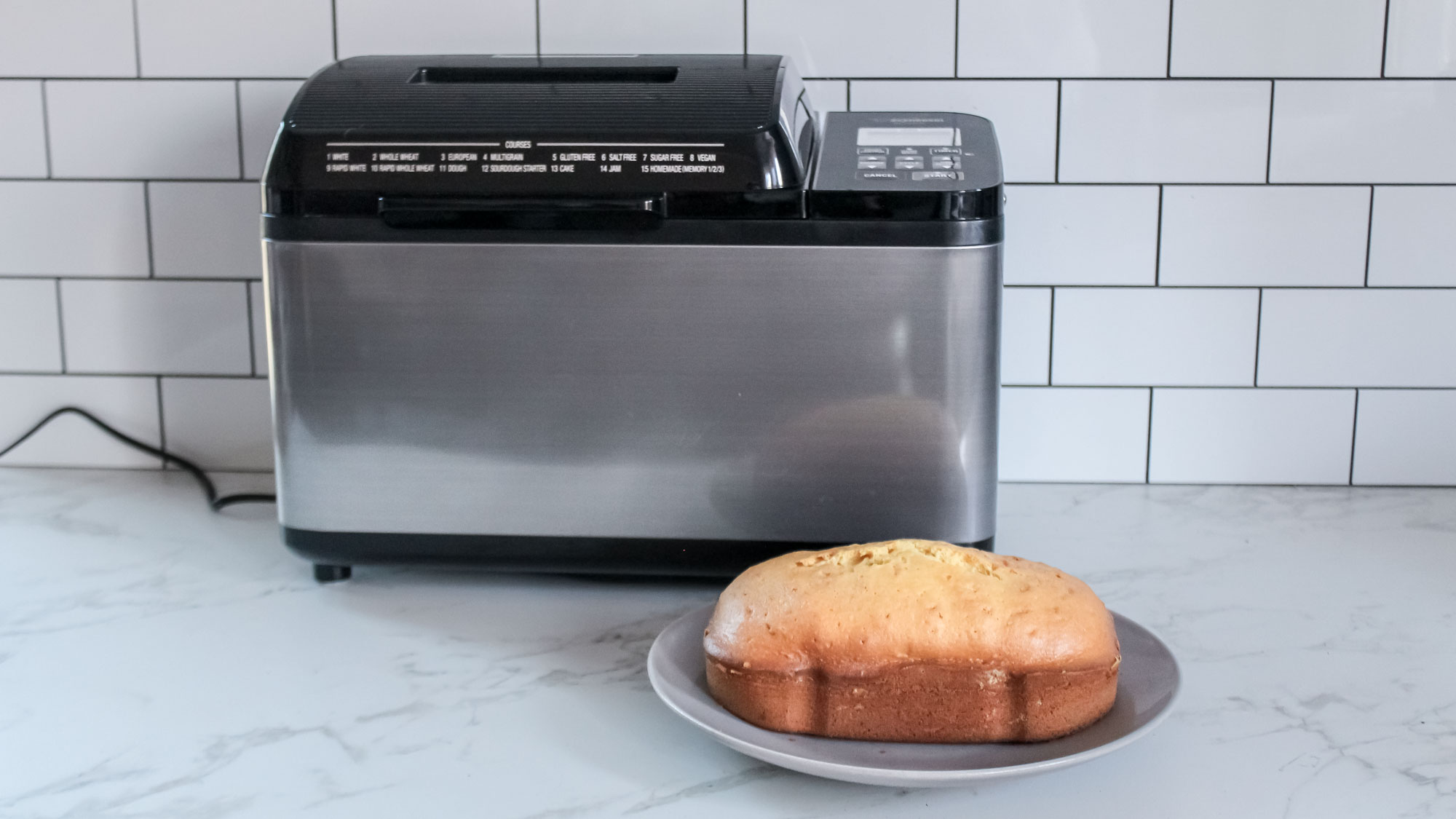 Zojirushi Home Bakery Virtuoso Plus Pound Cake ile