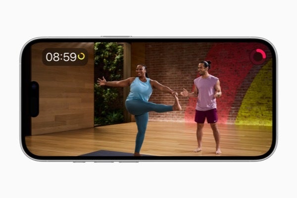 Apple Fitness+ Yoga pozlarından görüntü