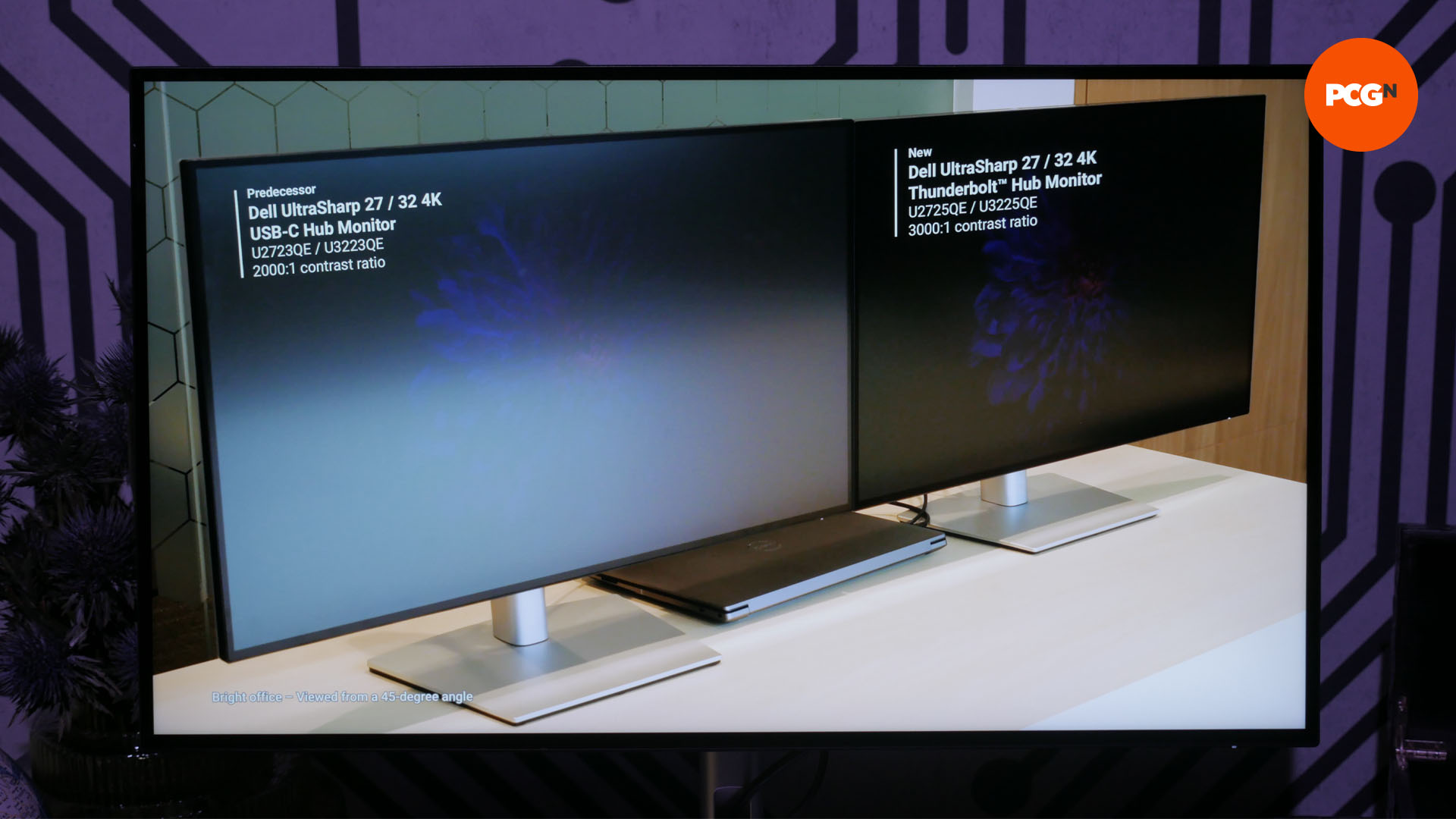 dell ultrasharp 27 4k yıldırım hub ips siyah monitör ips parıltısı
