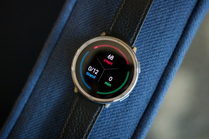 Amazfit Active 2'deki etkinlik widget'ı.