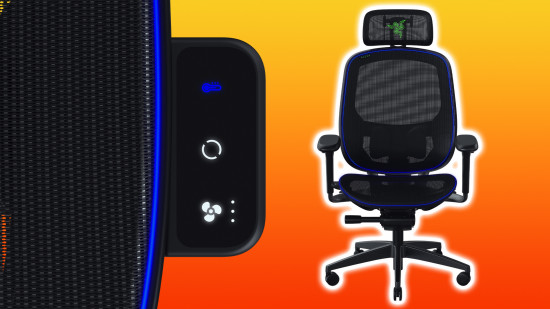 razer-ces-sandalye-4 razer ces 2025 projesi arielle sandalyesi dokunmatik panelinin yanında soğuğa ayarlı