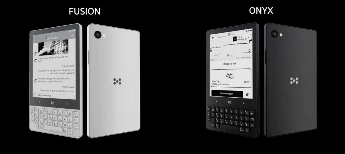 Onyx ve Fusion'da Minimal Telefon.
